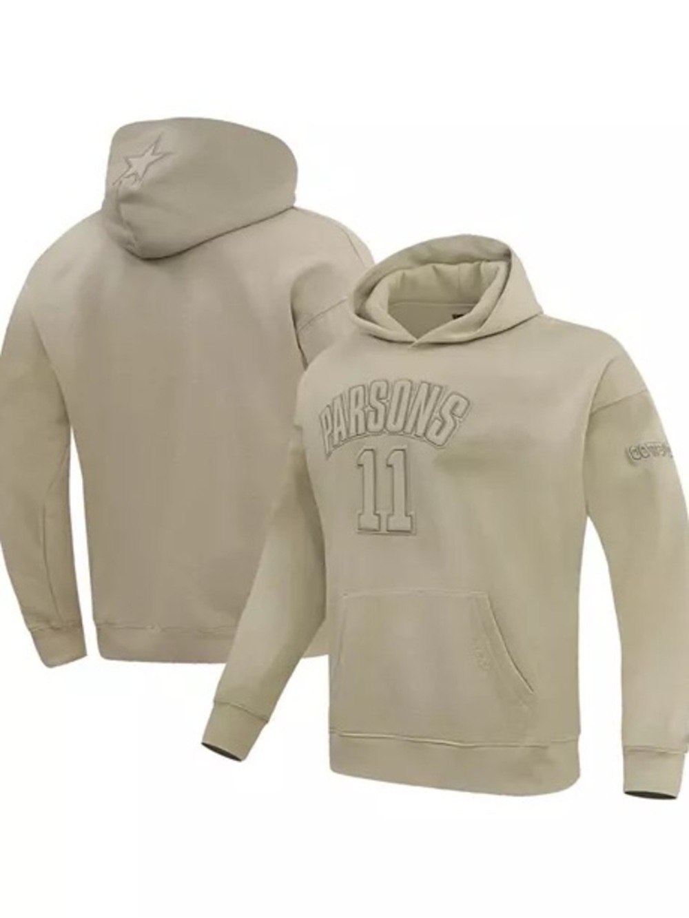 NFL Dallas Cowboys Micah Parsons Hoodie Sweatshirt - Beige